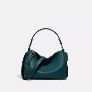NWT, Coach Shay Crossbody in Forest Green